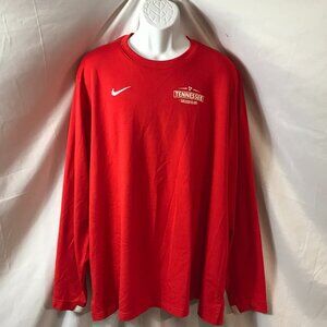 Nike Tennessee Soccer Club Dri Fit Activewear Athletic Sport Cut Tee Shirt